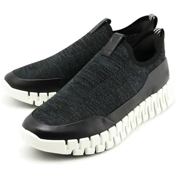 返品交換送料無料ECCO エコー ECCO gruuv easy-slip women エコー グルーブ イージースリップ ウィメンズ BLACK ブラック スリップオン_3