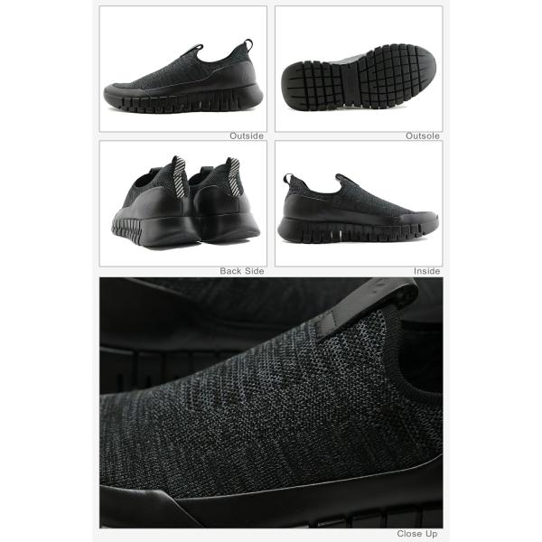 返品交換送料無料ECCO エコー ECCO GRUUV easy-slip M グルーブ イージースリップ メンズ スニーカー BLACK ブラック スリップオン_5