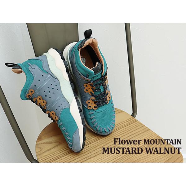 Flower MOUNTAIN フラワー マウンテン MUSTARD WALNUT マスタードウォルナット BLUE ブルー 返品交換送料無料