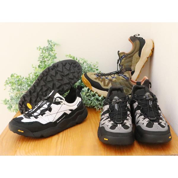 返品交換送料無料 Flower MOUNTAIN フラワー マウンテン IWANO2 イワノ2 BLACK/GRAY ブラック/グレー スニーカー メンズ レディース アウトドア 防水_2