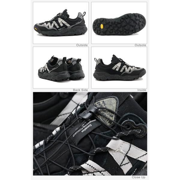返品交換送料無料 Flower MOUNTAIN フラワー マウンテン IWANO2 イワノ2 BLACK/GRAY ブラック/グレー スニーカー メンズ レディース アウトドア 防水_5