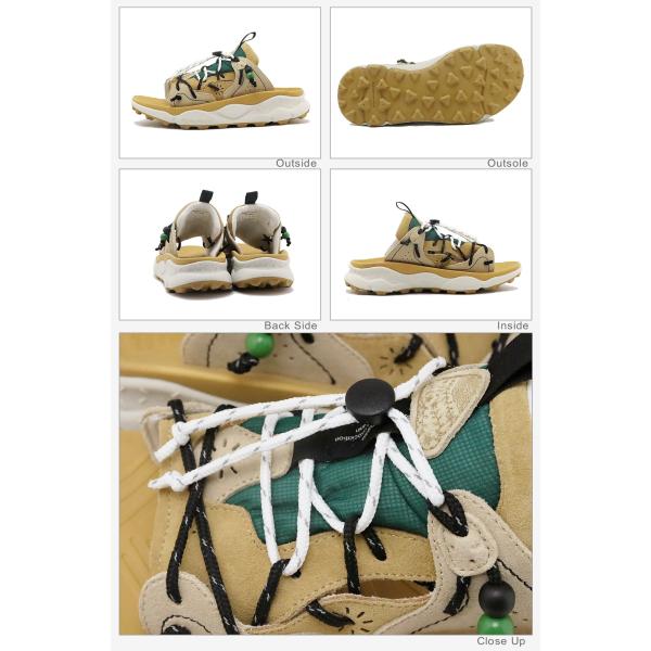 返品交換送料無料 Flower MOUNTAIN フラワー マウンテン PUMA PUNKU LITE プマ プンク ライト WHEAT ウィート アウドドア サンダル_5