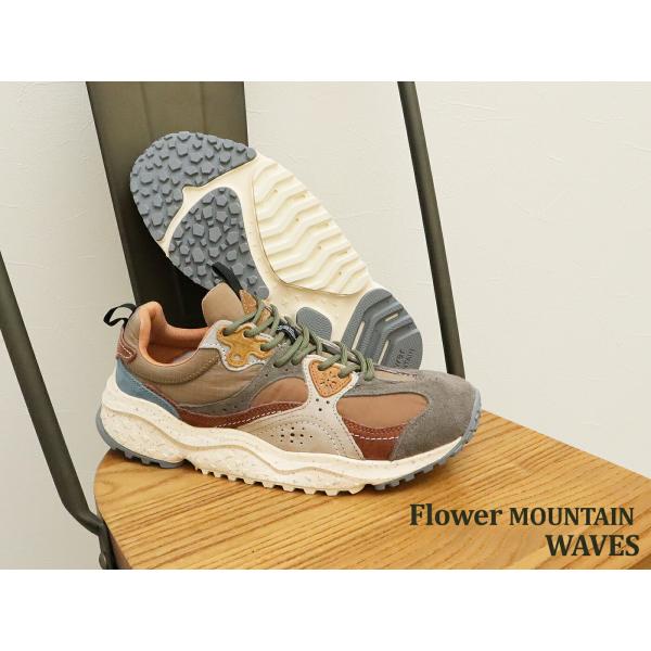 Flower MOUNTAIN フラワー マウンテン WAVES ウェーブス LIGHT GRAY/BROWN ライトグレー/ブラウン 返品交換送料無料