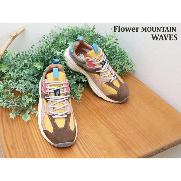 Flower MOUNTAIN フラワー マウンテン WAVES ウェーブス OCHER/ OLIVE