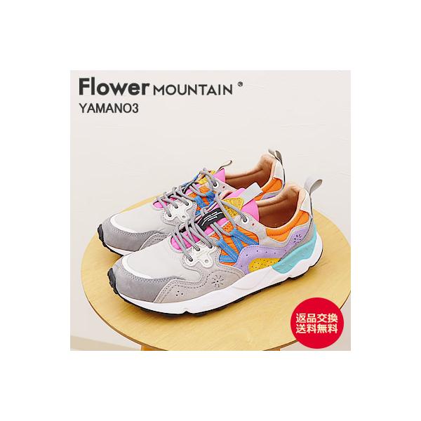 Flower MOUNTAIN フラワー マウンテン YAMANO3 ヤマノ3 GRAY MULTI グレーマルチ スニーカー メンズ レディース アウトドア 返品交換送料無料 当店限定