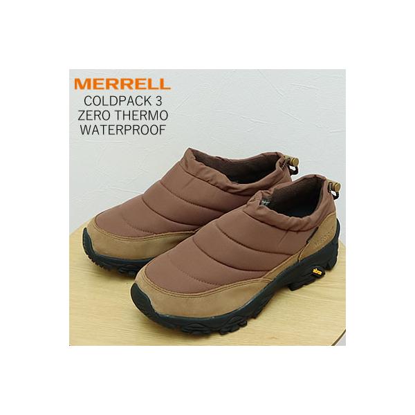MERRELL メレル COLDPACK 3 ZERO THERMO WATERPROOF コールドパック 3 ゼロ サーモ ウォータープルーフ RYE ライ  防水 防寒 防滑 メンズ レディースの通販は 22,770円
