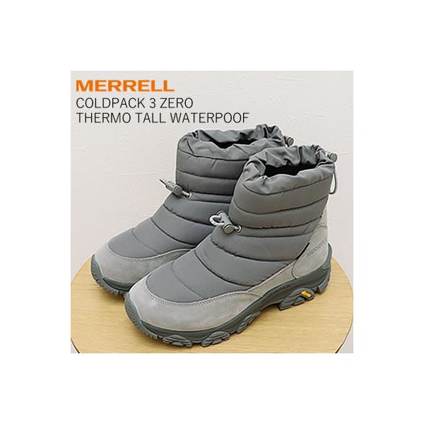 MERRELL メレル COLDPACK 3 ZERO THERMO TALL WATERPROOF コールドパック 3 ゼロ サーモ トール ウォータープルーフ PALOMA パロマ  防水 防寒 防滑