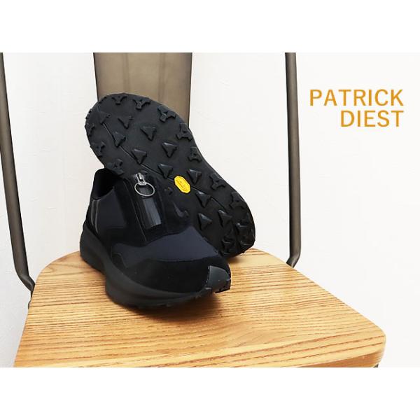 PATRICK パトリック DIEST ディースト BLK ブラック Vibram ビブラム 撥水 返品交換送料無料