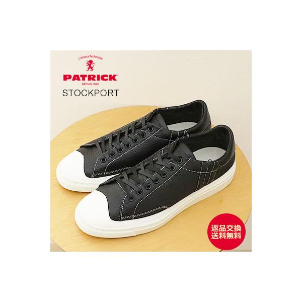 PATRICK パトリック STOCKPORT ストックポート BLK ブラック 返品交換送料無料