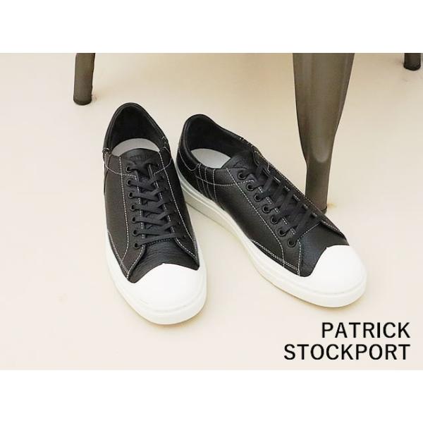 PATRICK パトリック STOCKPORT ストックポート BLK ブラック 返品交換送料無料_1