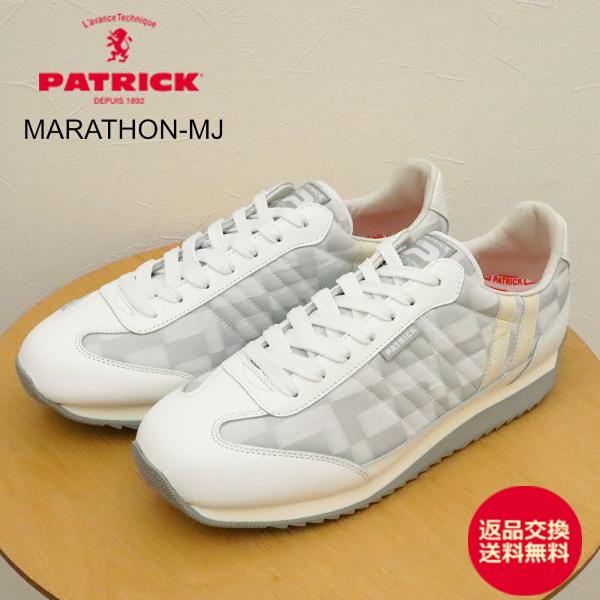 返品交換送料無料PATRICK パトリック MARATHON-MJ マラソン・モザイクジャカード WHT ホワイト