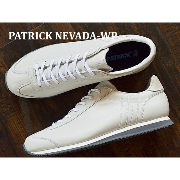 パトリック PATRICK NEVADA-WP ネバダ・ウォータープルーフ WHT ホワイト 返品交換送料無料