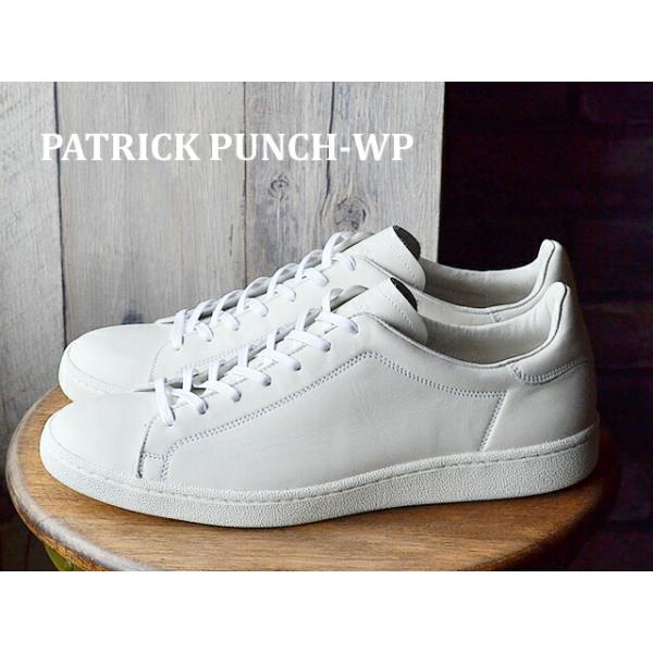 PATRICK パトリック PUNCH-WP パンチ・ウォータープルーフ WHT　ホワイト 靴 スニーカー シューズ 日本製 防水 返品交換送料無料_1