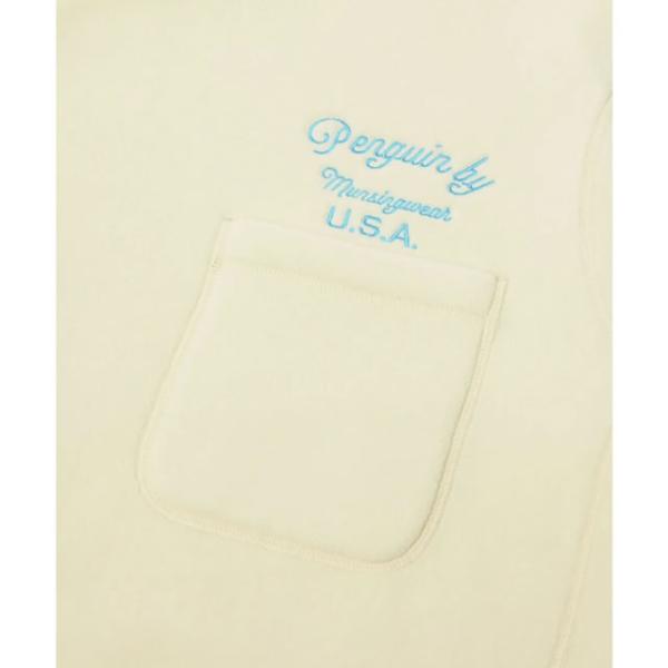 即納Penguin by Munsingwear ペンギン バイ マンシングウェア FLEECE CREW NECK PULLOVER フリース クルーネック プルオーバー WHITE BLACK 正規取扱店_7