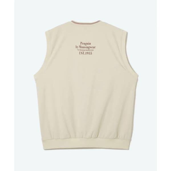 即納Penguin by Munsingwear ペンギン バイ マンシングウェア UTILITY NYLON RIPSTOP VEST ナイロン リップストップ ベスト BEIGE BLACK 正規取扱店_5