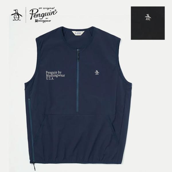 即納 Penguin by Munsingwear ペンギン バイ マンシングウェア Utility pullover vest ユーティリティ プルオーバー ベスト  メンズ  ゴルフウェア正規取扱店