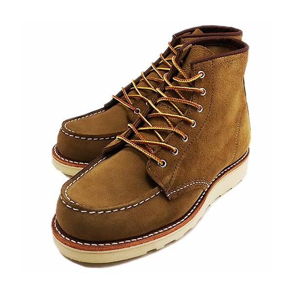 RED WING レッドウィング 3377 WOMEN'S  6" Classic Moc ウィメンズ 6インチ クラシックモック  オリーブ"モハベ" ラフアウト スエード 返品交換送料無料