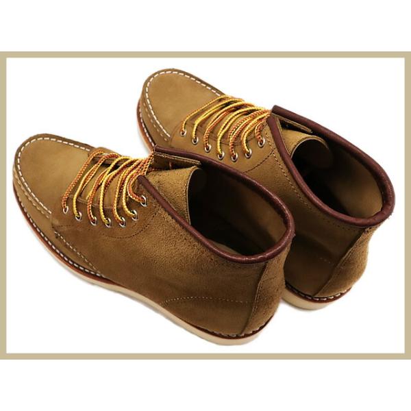 RED WING レッドウィング 3377 WOMEN'S  6" Classic Moc ウィメンズ 6インチ クラシックモック  オリーブ"モハベ" ラフアウト スエード 返品交換送料無料