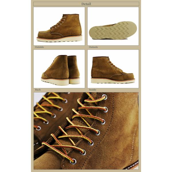 RED WING レッドウィング 3377 WOMEN'S  6" Classic Moc ウィメンズ 6インチ クラシックモック  オリーブ"モハベ" ラフアウト スエード 返品交換送料無料