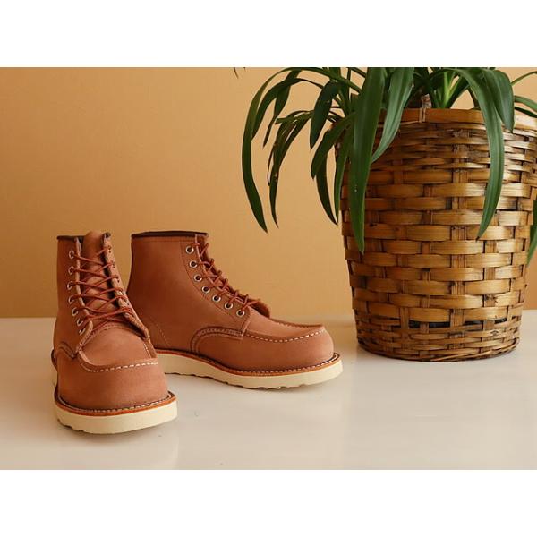 RED WING レッドウィング 8208 CLASSIC WORK 6"MOC-TOE クラシックワーク 6インチ モックトゥ  ダスティローズ”アビリーン” 返品交換送料無料