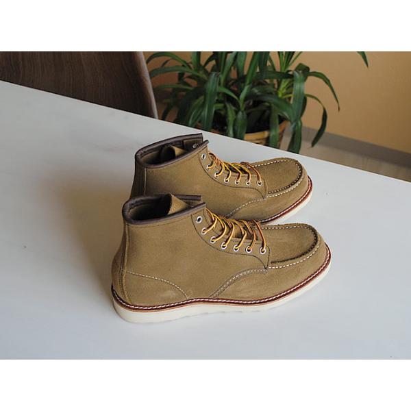 RED WING レッドウィング 8881 CLASSIC WORK 6”MOC-TOE クラシックワーク 6インチ モックトゥ Olive”Mohave” オリーブ”モハヴェ” 返品交換送料無料