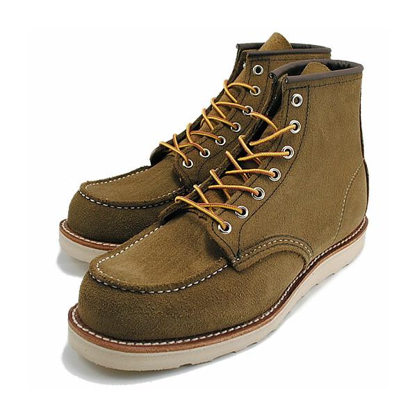 RED WING レッドウィング 8881 CLASSIC WORK 6”MOC-TOE クラシックワーク 6インチ モックトゥ Olive”Mohave” オリーブ”モハヴェ” 返品交換送料無料