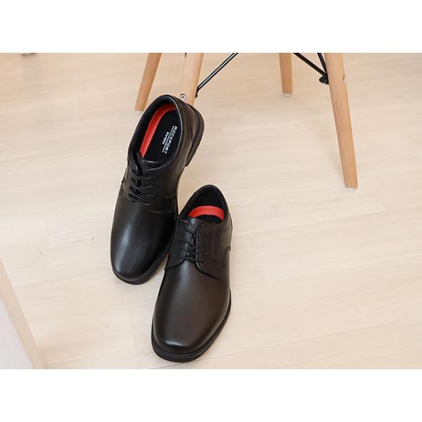 ROCKPORT ロックポート TAYLOR WP PLAIN TOE テイラー ウォータープルーフ プレーン トゥ ブラック ビジネスシューズ 防水機能 カウレザー返品交換送料無料_2