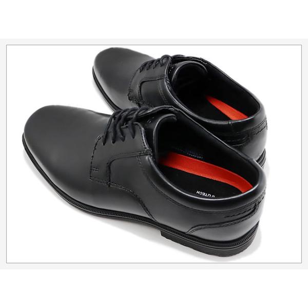 ROCKPORT ロックポート TAYLOR WP PLAIN TOE テイラー ウォータープルーフ プレーン トゥ ブラック ビジネスシューズ 防水機能 カウレザー返品交換送料無料_4