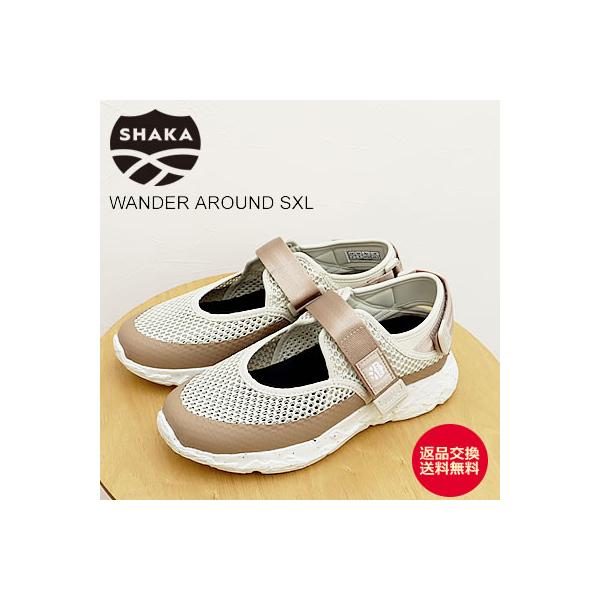SHAKA シャカ WANDER AROUND SXL ワンダーアラウンド SXL LINEN/TAUPE LINEN/TAUPE 01S メンズ レディース スニーカーサンダル シューズ 返品交換送料無料