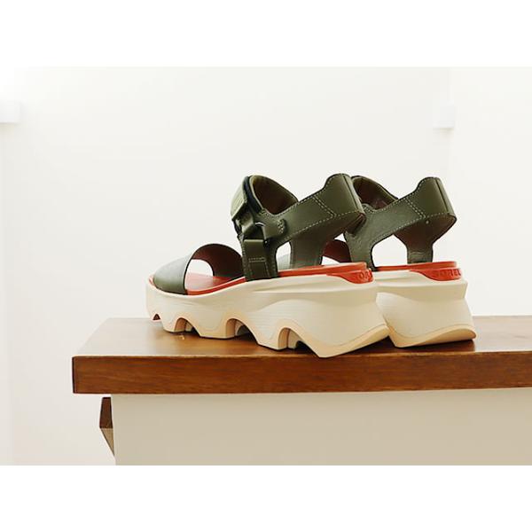SOREL ソレル レディース KINETIC IMPACT Y-STRAP HIGH SANDAL キネティック インパクト ワイストラップ ハイ サンダル U. グリーン 返品交換送料無料_2