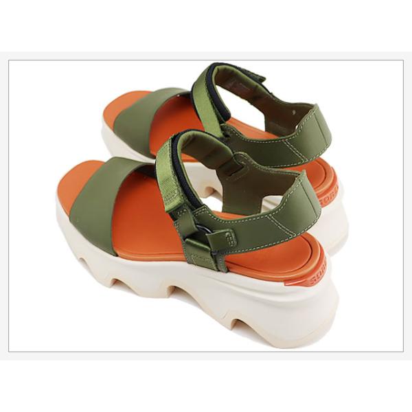 SOREL ソレル レディース KINETIC IMPACT Y-STRAP HIGH SANDAL キネティック インパクト ワイストラップ ハイ サンダル U. グリーン 返品交換送料無料_4