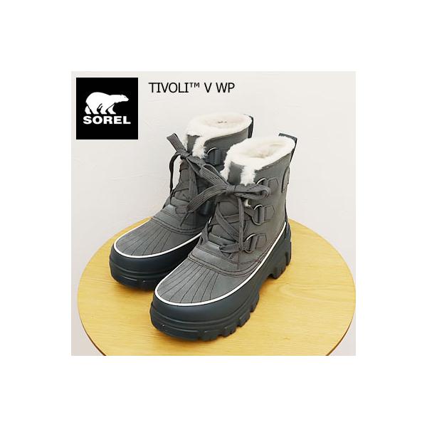SOREL ソレル レディース TIVOLI V  WP ティボリ5 ウォータープルーフ Quarry, Grill クアリー,グリル 靴 シューズ 防水