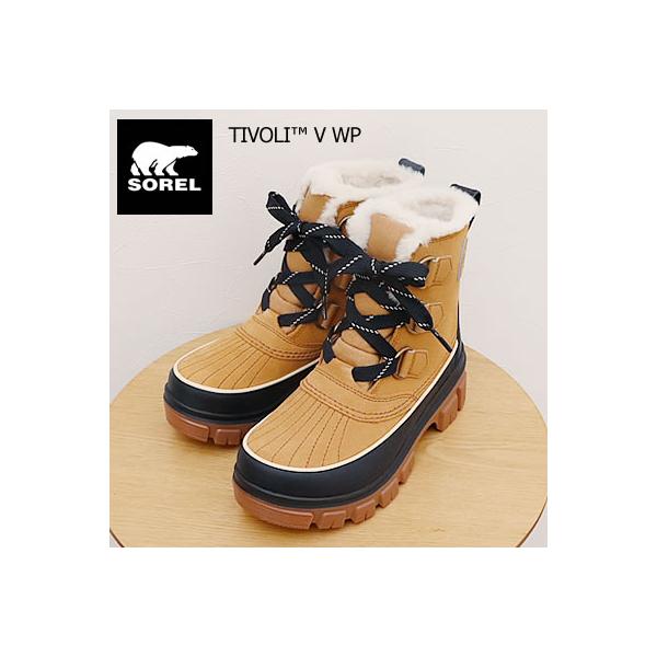 SOREL ソレル レディース TIVOLI V  WP ティボリ5 ウォータープルーフ Curry, Black カリー,ブラック 靴 シューズ 防水