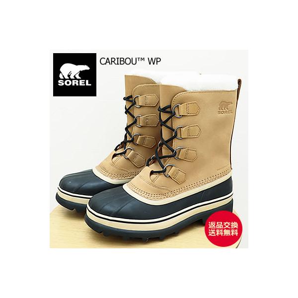 SOREL ソレル CARIBOU WP カリブーウォータープルーフ Buff バフ 靴 シューズ ウィンター ブーツ 防水 防寒 メンズ 返品交換送料無料