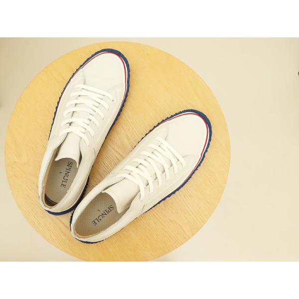 返品交換送料無料SPINGLE スピングル SP-1066 IVORY アイボリー 靴