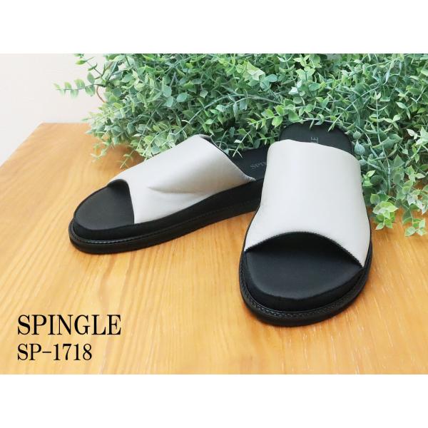 スピングルムーブ】 メンズサンダル SP-1718 ブラック LLサイズ
