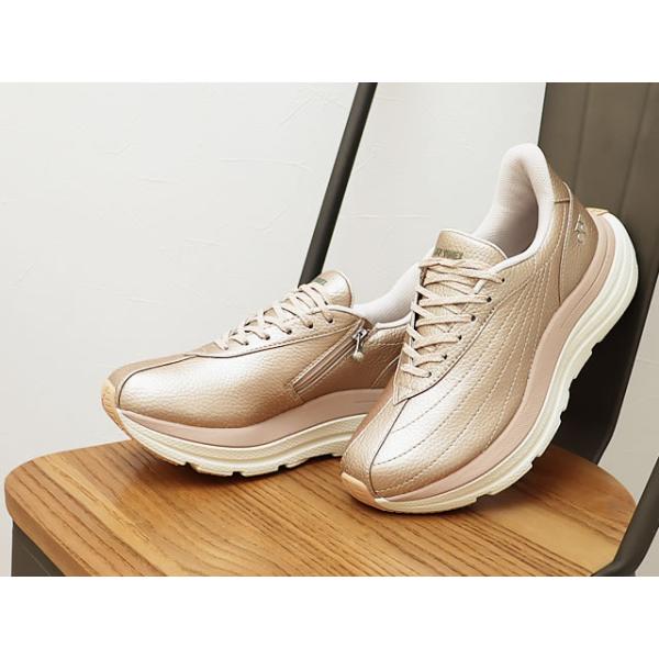 YONEX ヨネックス  パワークッション レディース L128 ゴールド 3.5E  コンフォート ウォーキング 靴  スニーカー シューズ 撥水 SHWL128 幅広 返品交換送料無料