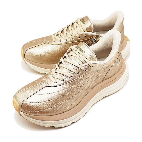 YONEX ヨネックス  パワークッション レディース L128 ゴールド 3.5E  コンフォート ウォーキング 靴  スニーカー シューズ 撥水 SHWL128 幅広 返品交換送料無料