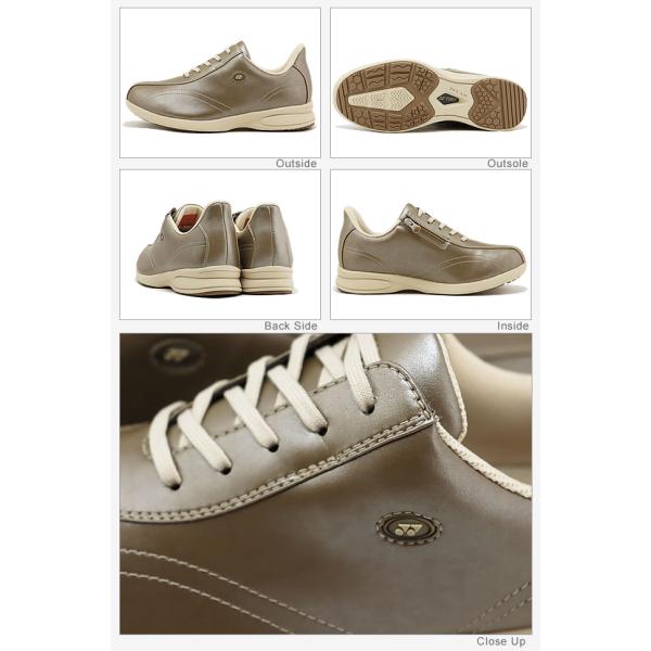 YONEX ヨネックス  パワークッション レディース L130W パールカーキ 4.5E  コンフォート ウォーキング スニーカー シューズ 撥水 幅広 返品交換送料無料