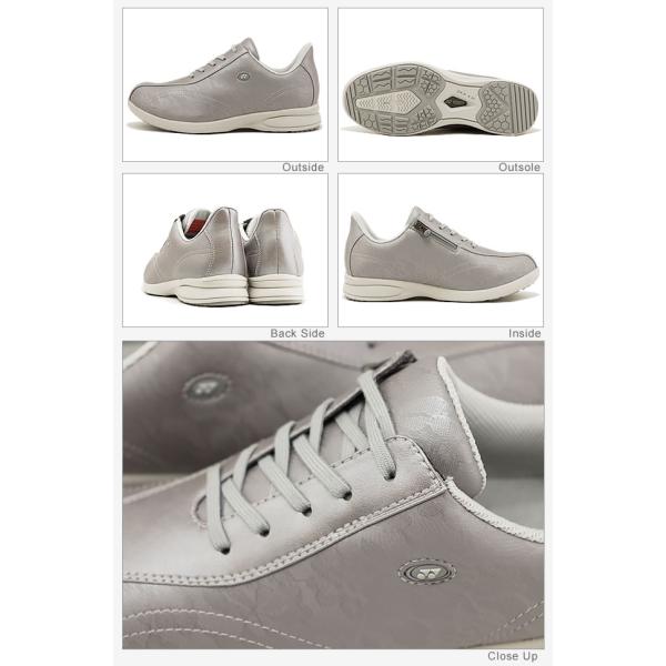 YONEX ヨネックス  パワークッション レディース L130W グレイッシュ パール 4.5E  コンフォート ウォーキング 靴  スニーカー シューズ 撥水 返品交換送料無料