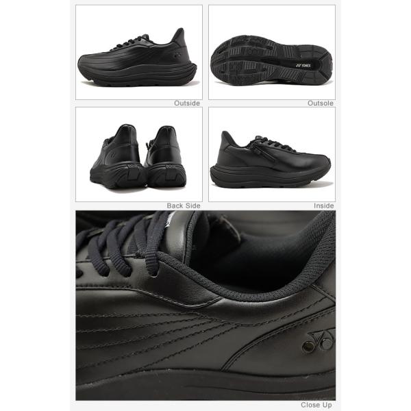 YONEX ヨネックス  パワークッション メンズ M128 ブラック 3.5E  コンフォート ウォーキング 靴  スニーカー シューズ 撥水 幅広 ゆったり 返品交換送料無料