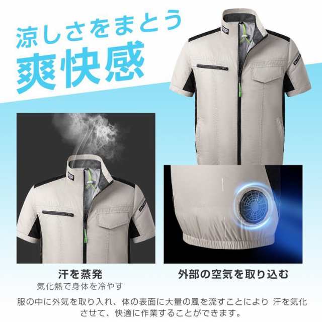 オンラインショップ】 空調服 送風機付き扇風機付き電動ファン付き