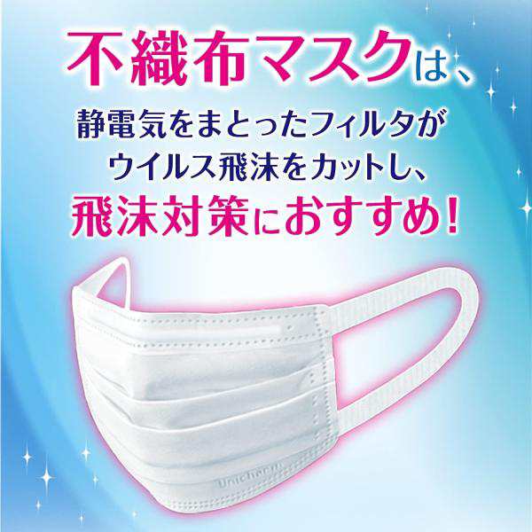 マスク 不織布 超快適マスク 小さめ 50枚 まとめ買い 2箱 PM2.5対応