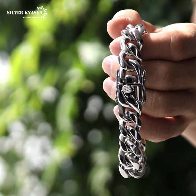 2024人気特価 12 GM シェーヌダンクル Silver メンズ 純銀 ブレスレット 925 アクセサリー