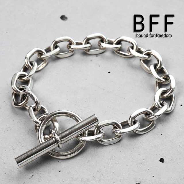 BFF ブランド 幅11mm ラージマンテルチェーンブレスレット シルバー925