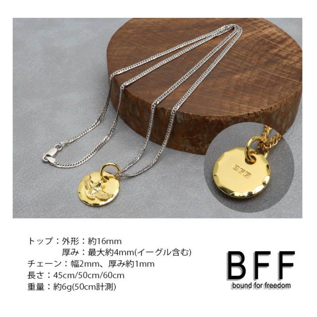 BFF ブランド イーグルネックレス ゴールド 18k gp シルバー925