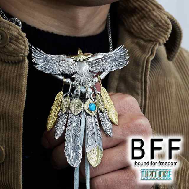 BFF ブランド イーグルネックレス メンズ ネックレス シルバー