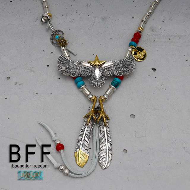 送料無料の商品 シルバー925 イーグルネックレス ブランド BFF S925 メンズ 銀 シルバー