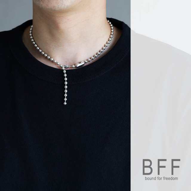 BFF ブランド Y字ネックレス ボールチェーン ネックレス メンズ