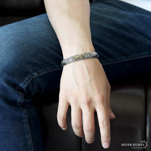 koya 　ナバホ　silver925 シルバーバングル　腕輪 ステンレス アンティークバングル インディアンバングル ナバホ